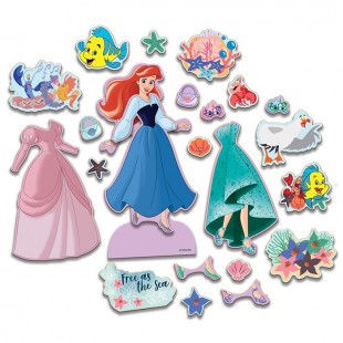 Princesse Disney - Ensemble de tenues magnétiques en bois